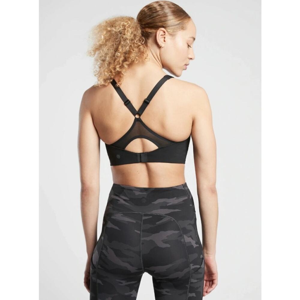 Athleta Advance Zip Front Bra B-DD - Picture 2 of 6